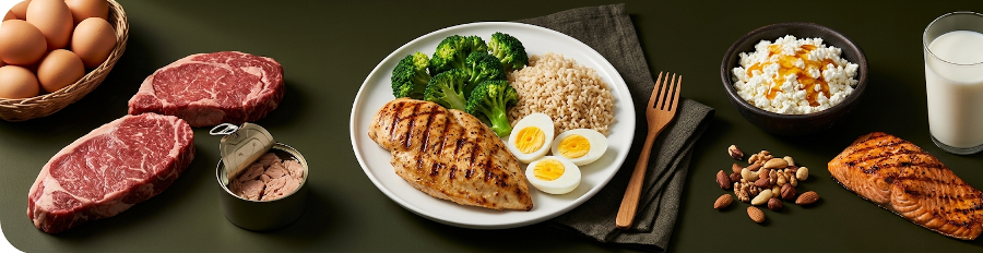 Правильное питание для набора мышечной массы