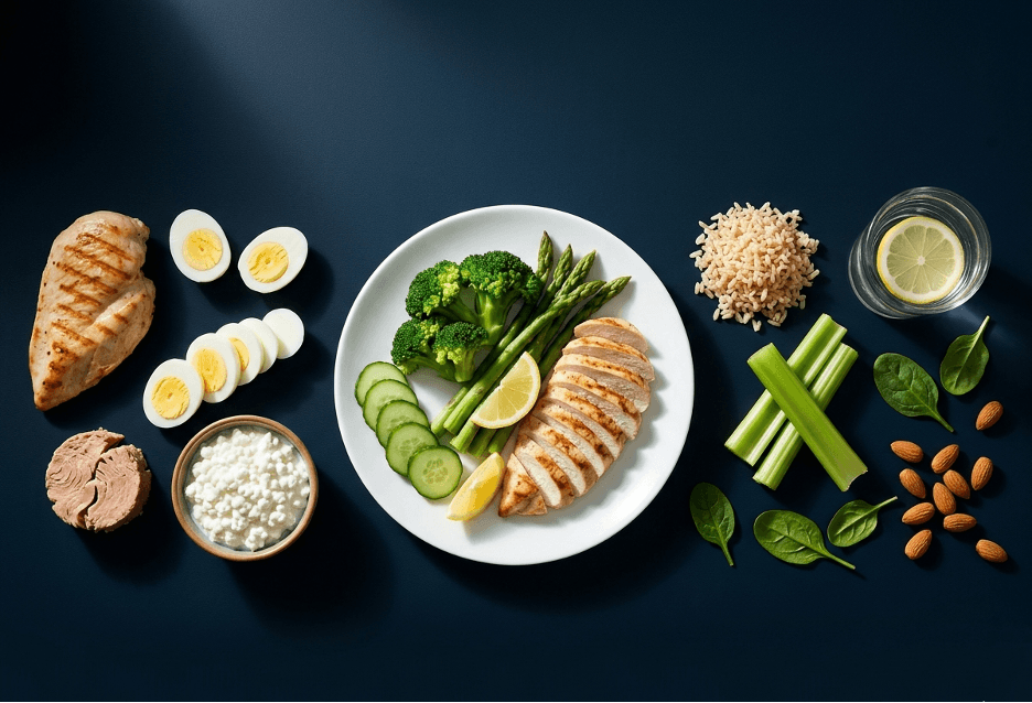 Примерное меню для сушки тела