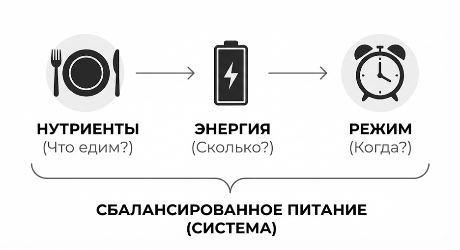 Сбалансированное питание — не диета, а система