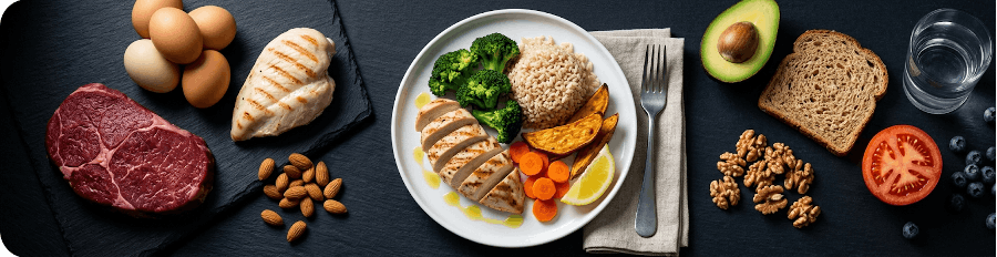 Сбалансированное питание: принципы БЖУ, формулы и готовые меню для разных целей