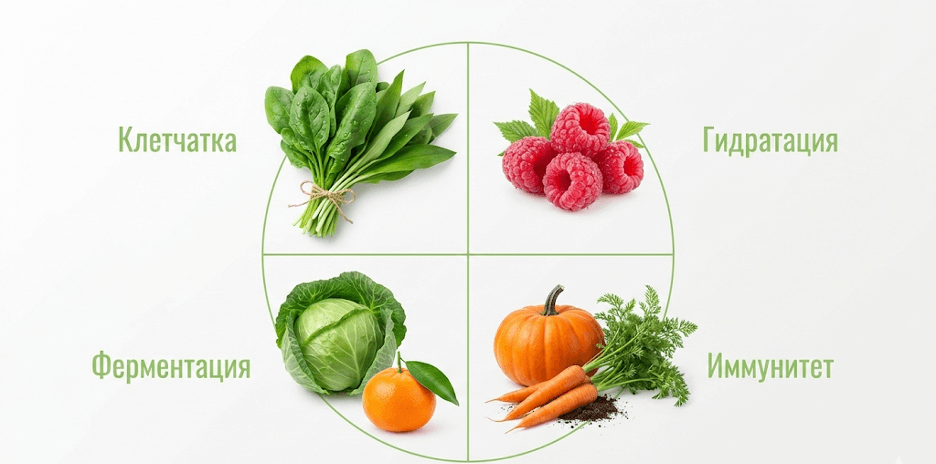 Сезонное питание по сезонам: ключевые продукты и их польза