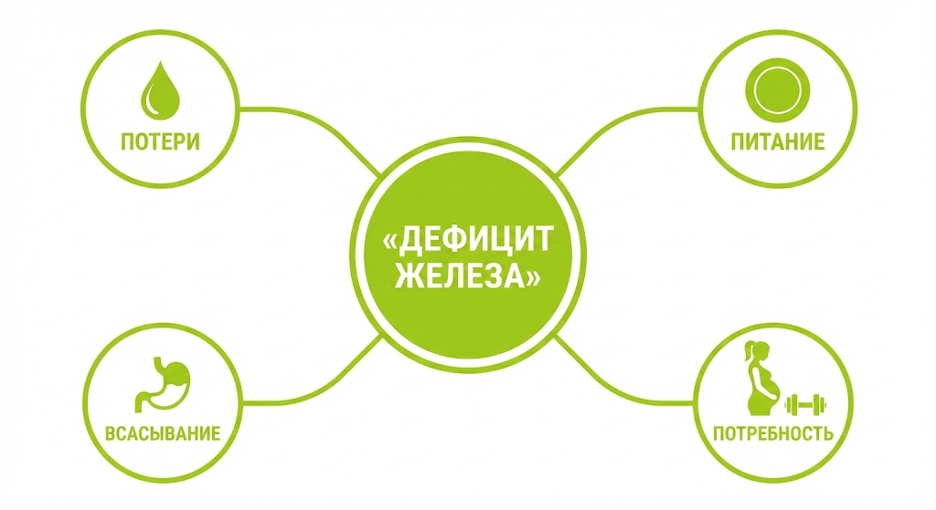 Откуда берётся дефицит железа