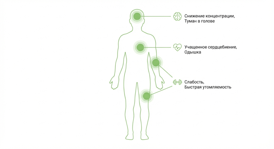 Чем опасна длительная анемия