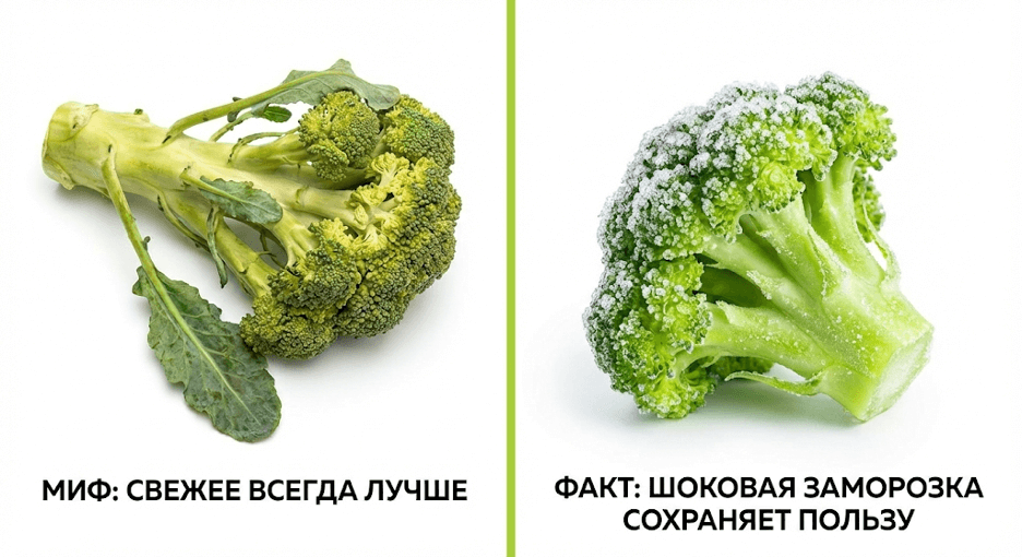 Миф vs Факт: Заморозка