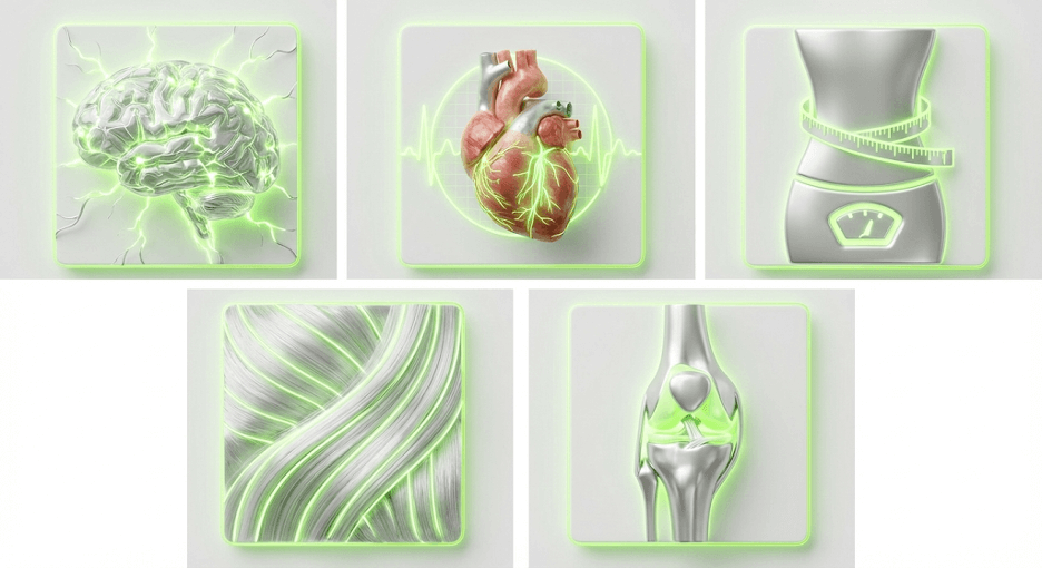 маркированный список с пиктограммами (SVG) для мозга/сердца/веса/кожи/воспаления.