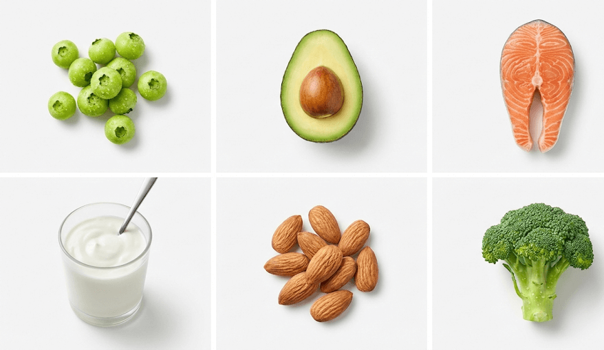 Фотосетка «белого списка» с подписями нутриентов