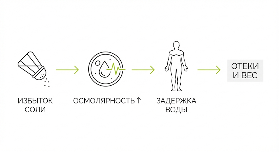 Механизм задержки воды