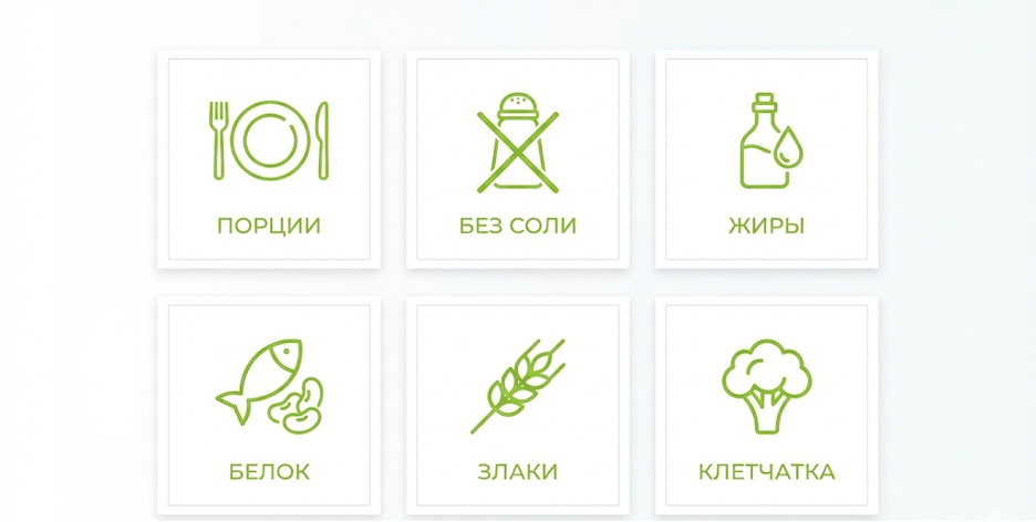 Чек-лист принципов похудения на DASH