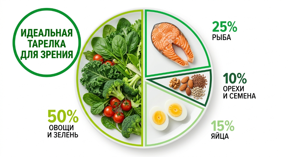 Идеальная тарелка для поддержки сетчатки, хрусталика и слезной пленки