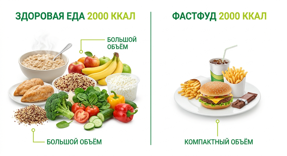 «Один из удобных вариантов распределения БЖУ для рациона 2000 ккал»