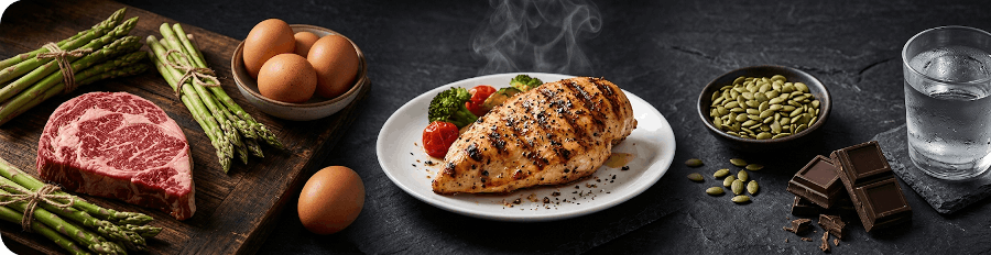 Гормон роста и питание: еда для анаболизма