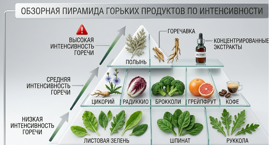 Список полезных горьких продуктов: радиккио, цикорий и горькие овощи для здоровья