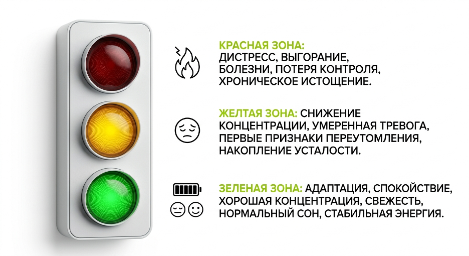 Шкала опасности: где полезный стресс перестает быть полезным