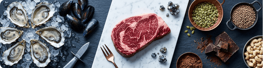 В каких продуктах содержится много цинка: полный список, таблицы и правила усвоения