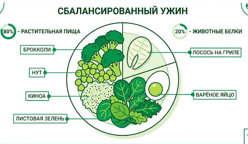 Портрет флекситарианца: растительная база и умеренное количество животной пищи