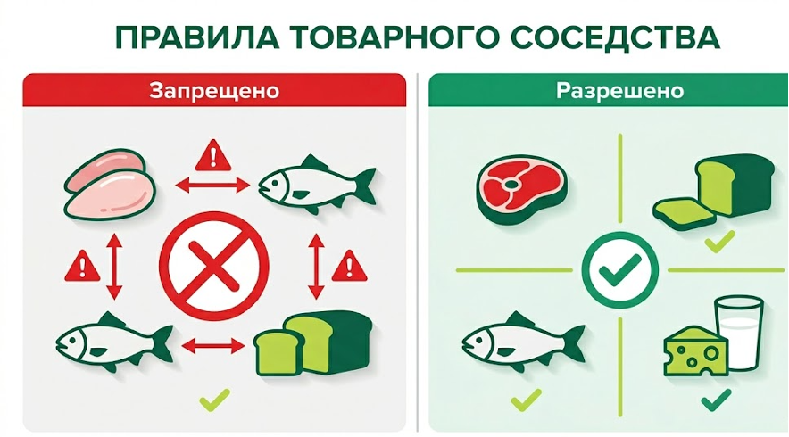 Правила товарного соседства продуктов питания: что нельзя хранить рядом