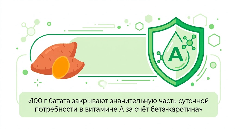 Витамин А из батата