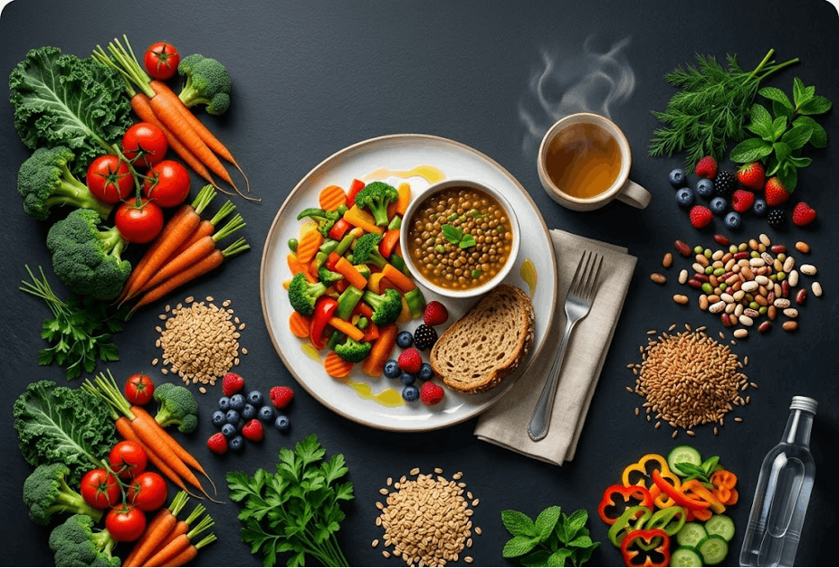 тарелка питания в великий пост