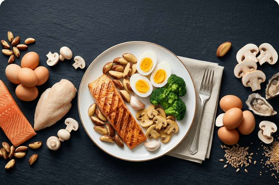 В каких продуктах содержится селен: таблицы содержания, нормы и правила усвоения