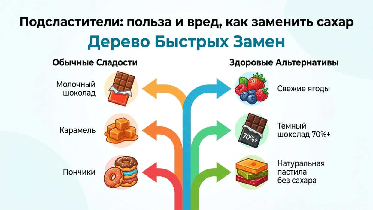 Чем заменить сахар