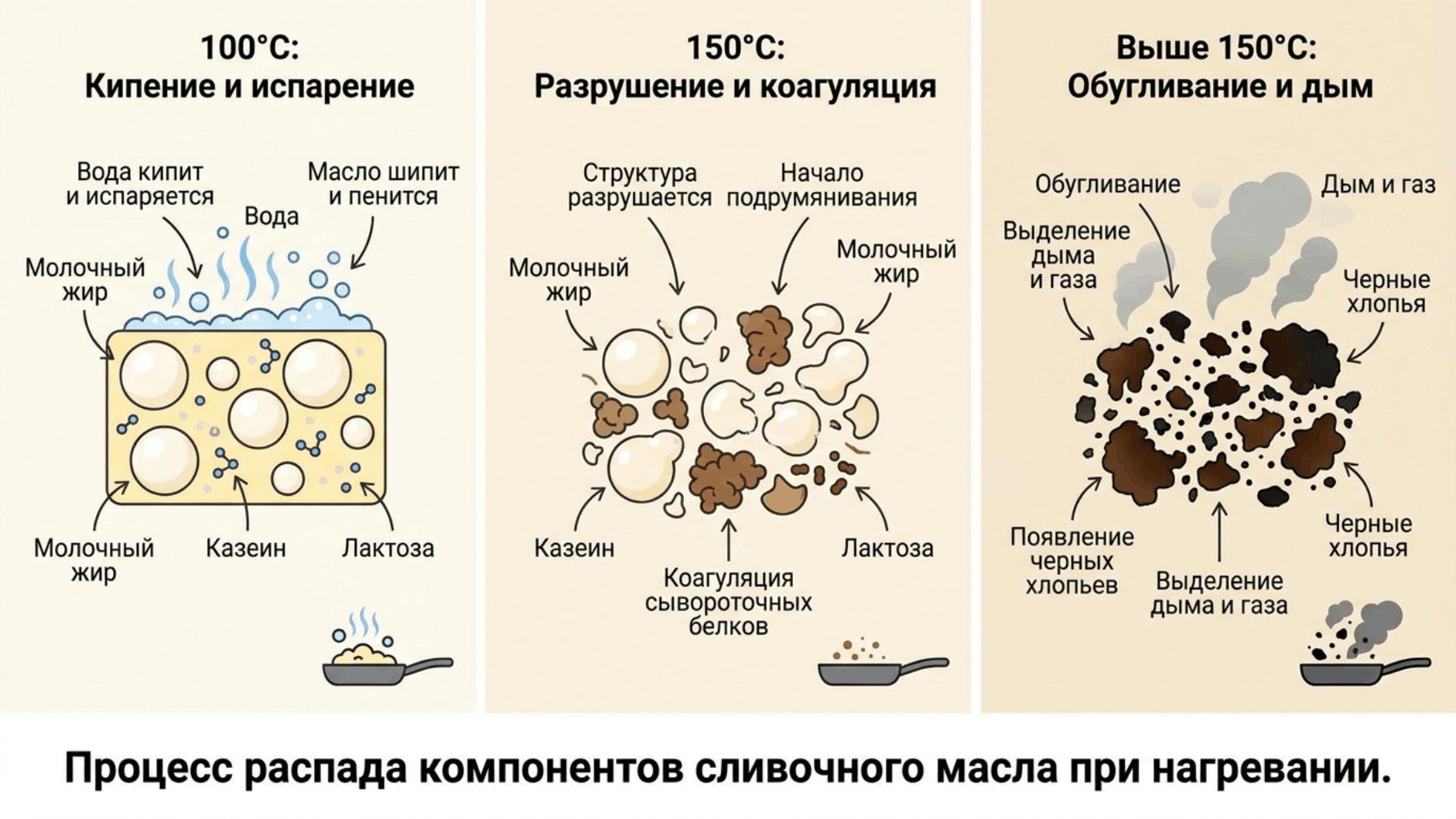 Можно ли жарить на сливочном масле